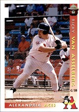 1996 Alexandria Aces Grandstand #7 Ricky Van Asselberg Alexandria Louisiana Card