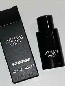 NEW ARMANI CODE EDT EAU DE TOILETTE by GIORGIO ARMANI 0.23 fl.oz 7ml MINI SPLASH - Picture 1 of 4