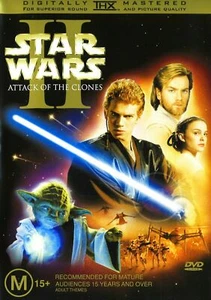 Star Wars II Attack of the Clones Movie DVD Region 4  - Bild 1 von 2