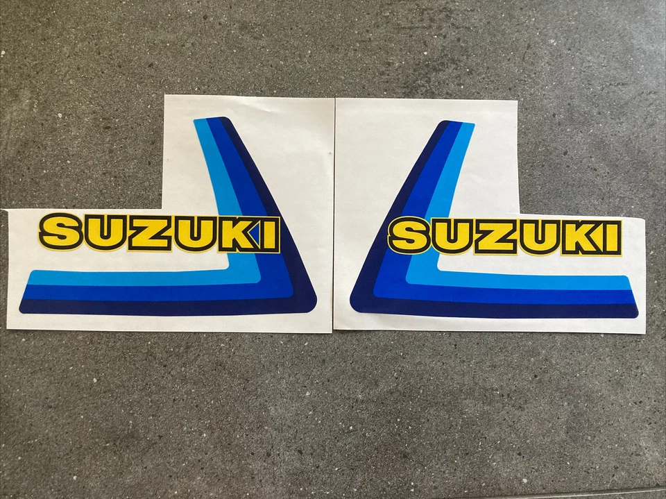 Juego de calcomanías/kit de pegatinas/gráficos para tanque Suzuki RM250 1979 Foto 1 de 1