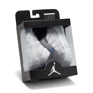Jordan 11 Toddler Infant White Blue Size 4C Crib Bootie CI6165 104 New - Picture 1 of 13