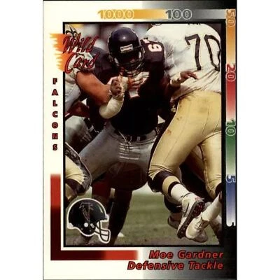 1992 Team NFL, AAA Sports, Inc., Wild Card Moe Gardner #151 Rookie RC - Image 1 of 4