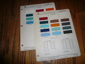 1957 1958 1959 Studebaker Ditzler Commercial Colors Chips - Bild 1 von 1