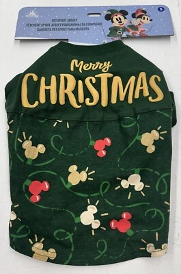 Camiseta de los Parques Disney Feliz Navidad Espíritu Disney Colas Perro Mascota Camisa Regalo Raro Foto 1 de 4
