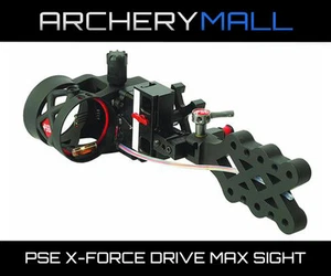PSE X-Force Drive Max 4 Pin Bow Sight Black REG: $199.99 - Picture 1 of 1