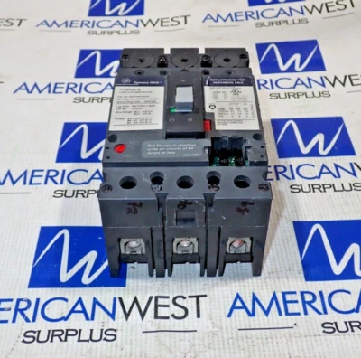 GE SEHA36AT0030 Hi Break Spectra RMS 30 Amp 600V 3 Pole Circuit Breaker Tested - Image 1 of 4