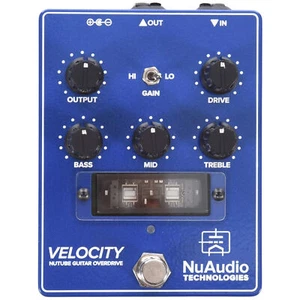 Mission Engineering NuAudio Velocity NuTube Overdrive Effects Pedal, Blue - Picture 1 of 2