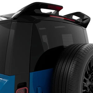 SPOILER TETTO AERO ALA POSTERIORE adatto per DEFENDER 110 L663 HAWKE NERO LUCIDO - Foto 1 di 7