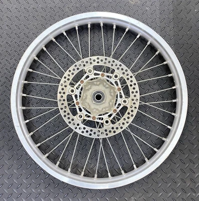 1996 OEM YAMAHA YZ125 YZ250 Front Wheel 21” Rim Hub Brake Rotor Assembly Foto 1 de 4