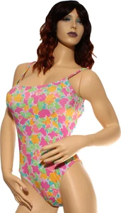 Traje de baño de una pieza descarado con estampado floral de algodón para mujer 6336801 - Imagen 1 de 2