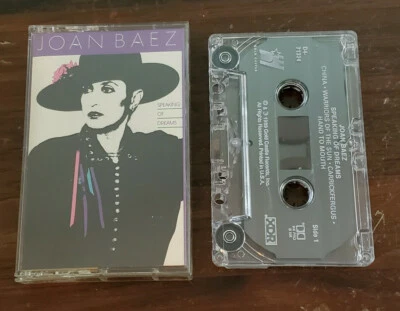 NM Joan Baez - Speaking of Dreams (1989) Gold Castle – D4-71324 Cassette Tape Foto 1 de 2