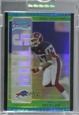 2005 Bowman Chrome Green Refractor /399 Will Peoples #171 Rookie
