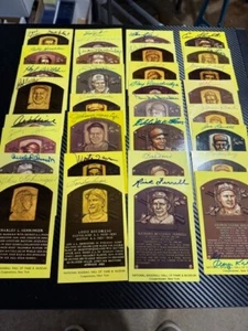LOTE DE 32 POSTALES FIRMADAS DIFERENTES Salón de la Fama 28/32 Fallecido SNIDER HOYT - Imagen 1 de 1