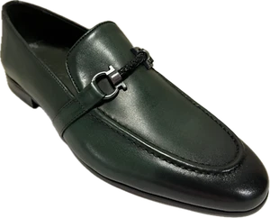 Sigotto Uomo Herren Slipper grüne Lederschuhe 6222 - Bild 1 von 4