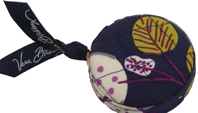 Vera Bradley Tape Measure in Floral Nightingale - Purple, Multicolor - Image 1 of 4