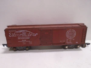 1951 VINTAGE AMERICAN FLYER #642 S SCALE SEABOARD SILVER METEOR BOXCAR WITH LINK - Picture 1 of 6