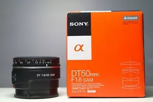 Sony DT 50mm F1.8 SAM SAL50F18 Lens NEW from Japan - Picture 1 of 2