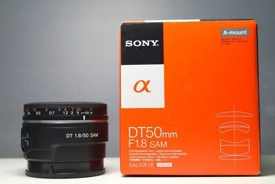 Sony DT 50mm F1.8 SAM SAL50F18 Lens NEW from Japan - Image 1 of 2