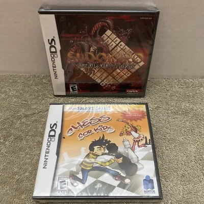 ThinkSMART: Chess for Kids & Sudokuro Sudoku Kakuro Nintendo DS Game Lot NEW - Image 1 of 4