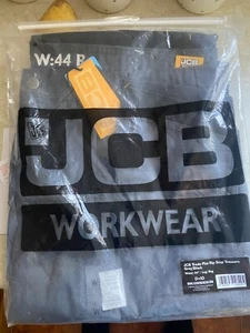 PANTALÓN DE TRABAJO JCB TRADE PLUS RIP-STOP NEGRO/GRIS 44", pierna regular - Imagen 1 de 3