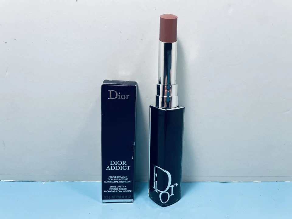 CHRISTIAN DIOR - DIOR ADDICT SHINE LIPSTICK - 418 BEIGE OBLIQUE -0.11 OZ - BOXED