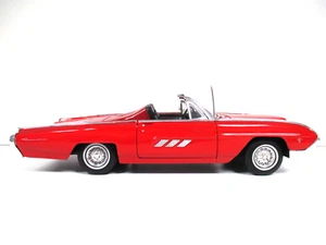 ANSON - 1963 FORD THUNDERBIRD SPORTS ROADSTER CONVERTIBLE (RED) - 1/18 DIECAST - Picture 1 of 16