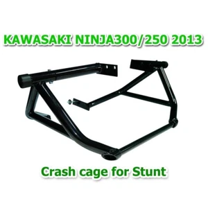 For Kawasaki Ninja300/250 Z300/250 Crash cage Foot Step Pegs Stunt Parts Steel - Picture 1 of 7
