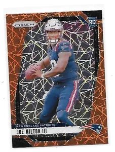 2024 PRIZM ARANCIONE LAZER LASER JOE MILTON #354 COWBOYS ROOKIE - Foto 1 di 2