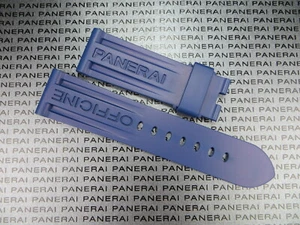 24 mm echt PANERAI echt Kautschuk Faltband blau Taucher Uhrenarmband P - Bild 1 von 6