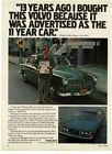 1979 VOLVO 244 William Stiles loves his 1966 green Volvo 122s Vintage Print Ad