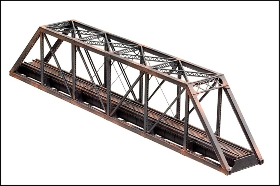 Central Valley Model Works 1810 N Scale 150ft. Pratt Truss Bridge Kit - Image 1 of 1