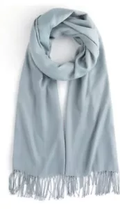 Landisun Bufanda Mujer Bufanda Mantón Suave Largo Cashmere Sensación Pashmina Envolturas - Gris - Imagen 1 de 3