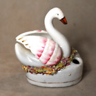Rare figurine anglaise victorienne Staffordshire Inkwell vers 1875