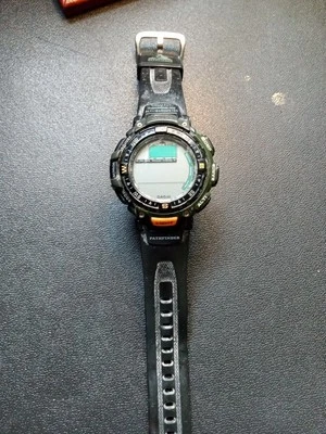 Casio Protrek//Digital/Lubber-/Blk/Ss/Prg-40/ - Image 1 of 4