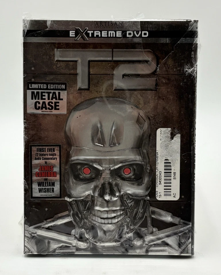 T2 Terminator 2 Judgement Day Extreme 2 -Disc Edition DVD Metal Case *Brand New* - Image 1 of 4