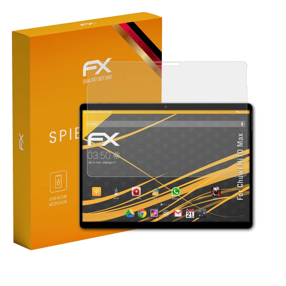 atFoliX 2x Displayfolie für Chuwi Hi10 Max Schutzfolie matt&stoßfest Folie - Bild 1 von 4