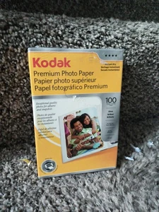 Kodak Premium Photo Paper 100 Sheets 4 x 6 Gloss Finish Ink Jet Printers - Picture 1 of 5