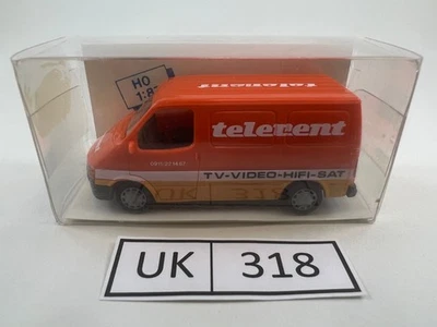 RIETZE Ford Transit "Telerent" #30530 Orange  H0 1:87 "SKU UK318" - Ref.  R005 - Image 1 of 4