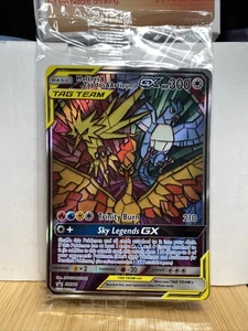 Pokémon Hidden Fates Moltres & Zapdos & Articuno GX SM210 Promo Sealed Full Art - Bild 1 von 2