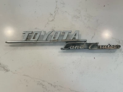 Fabricante de equipos originales Toyota 1969 1970 1971 1972 1973 1974 Land Cruiser FJ40 TOYOTA emblema #2 Foto 1 de 4