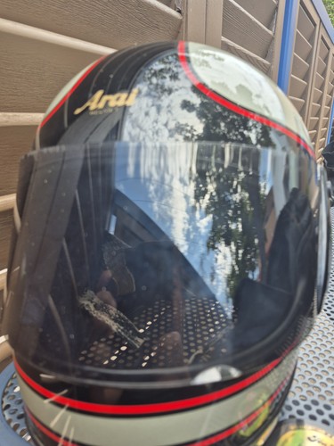Arai Blue Dragon Sz Med 7-7 1/2 Dragon Vintage Preown Made In