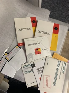 Borland ObjectVision 2.0 Windows Database Software 5.25” Disks  Vintage Computer - Picture 1 of 12