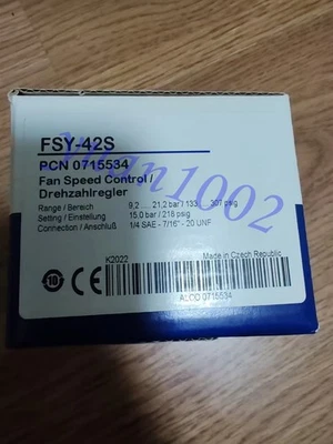 1PCS NEW EMERSON FSY-42S Pressure switch Fast delivery - Image 1 of 4
