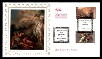 Mayfairstamps France FDC 2008 Paintings Combo First Day Cover aau_78649 - Image 1 of 2