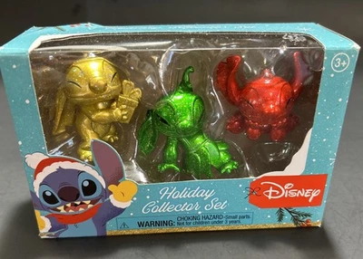 Disney Lilo & Stitch Holiday Ornament Collector Set Christmas LIMITED EDITION - Image 1 of 4