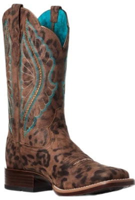 SOLD OUT!! ARIAT Primetime Western "Faded Leopard" Performance Boots Size 7B - Image 1 of 4
