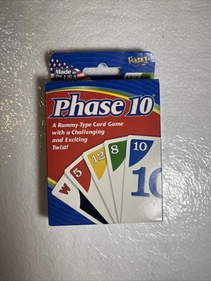 Phase 10 -  Rummy type Card Game 2007 Fundex Games - Image 1 of 2