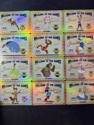 Classic Disney Character Collection 9 x Cards Full Art Manga Card Fun Licensed - Image 1 of 4