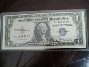 1935-E $1 Silver Certificate Big Time PRINTING ERROR EXCEEDINGLY RARE  - Picture 1 of 8