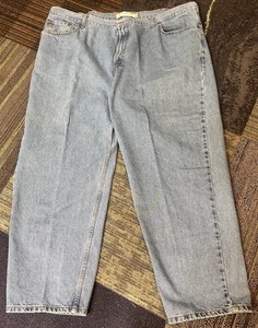 Vintage Levi's 560 Comfort Fit Jeans 5 Pocket blau Medium Wash 100 % Baumwolle Herren 46 x 30 - Bild 1 von 14